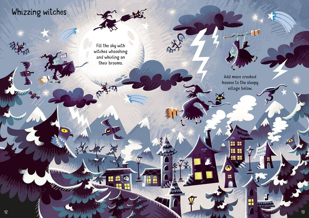 Sparkly Halloween Sticker Book: Usborne
