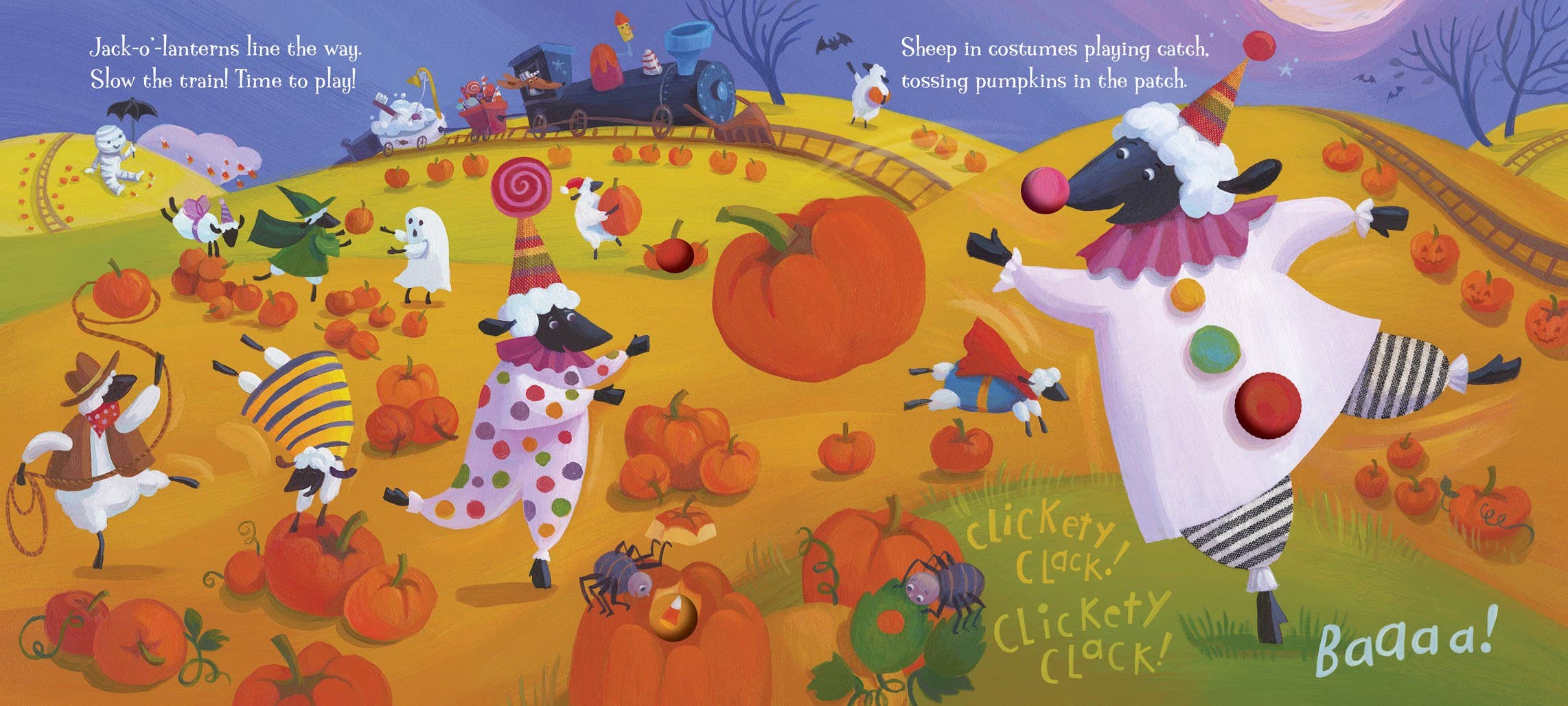 Goodnight Train Halloween Board Book