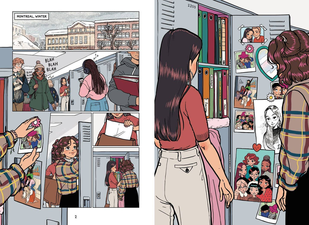 The New Girl: First Crush: A Graphic Novel by Cassandra Calin