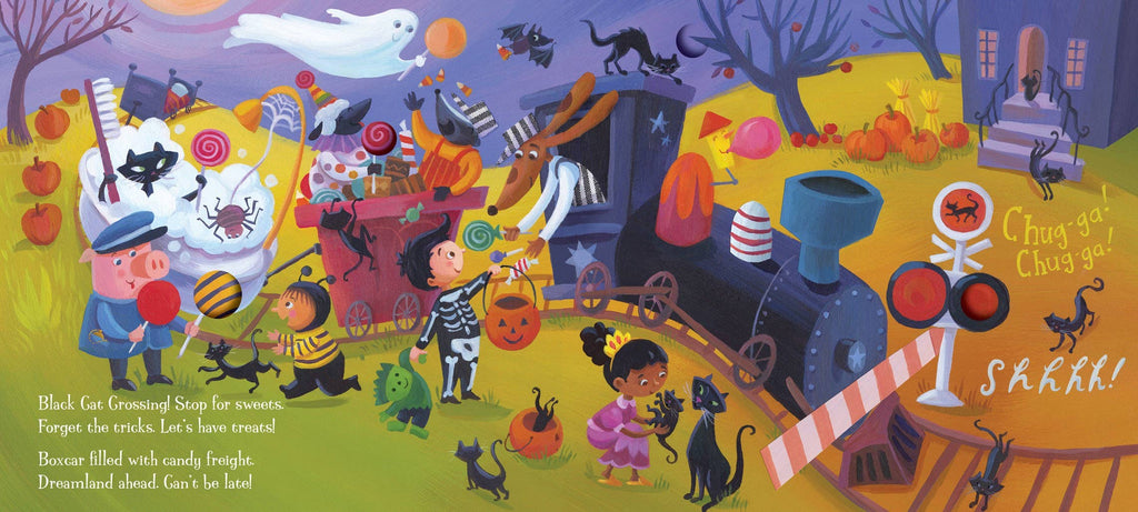 Goodnight Train Halloween Board Book