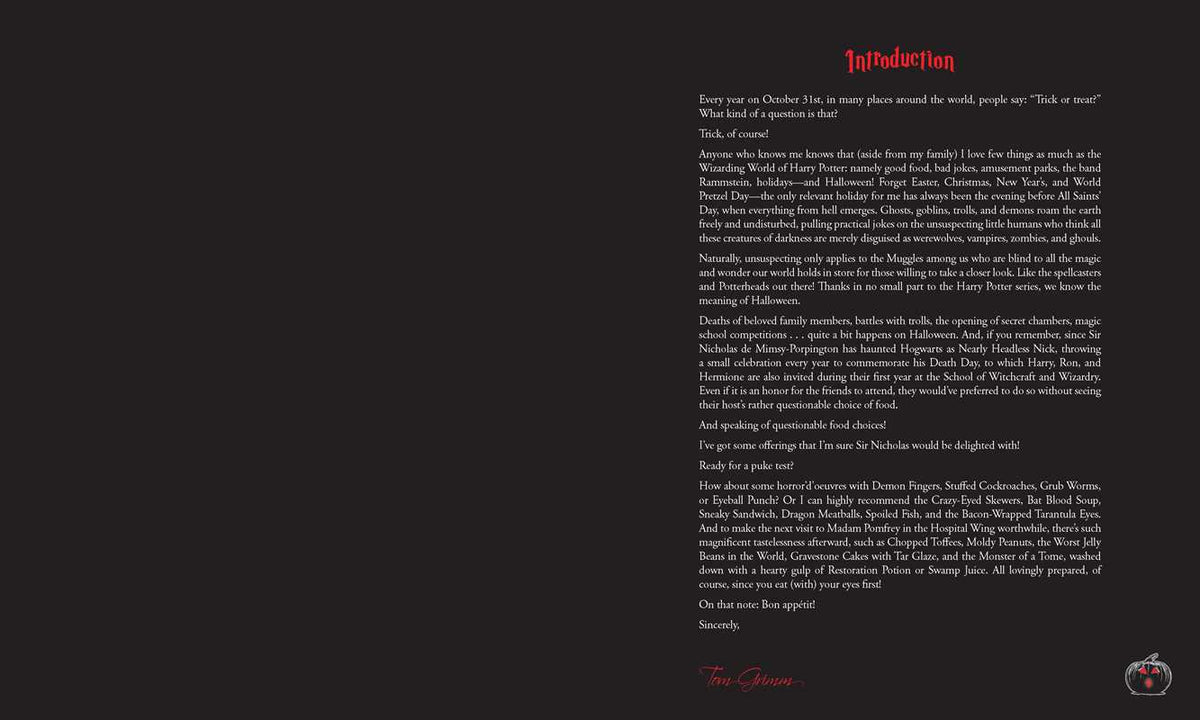 Unofficial Halloween Cookbook for Harry Potter Fans by Tom Grimm