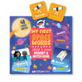 My First Space Words in English & Spanish Memory & Match Game