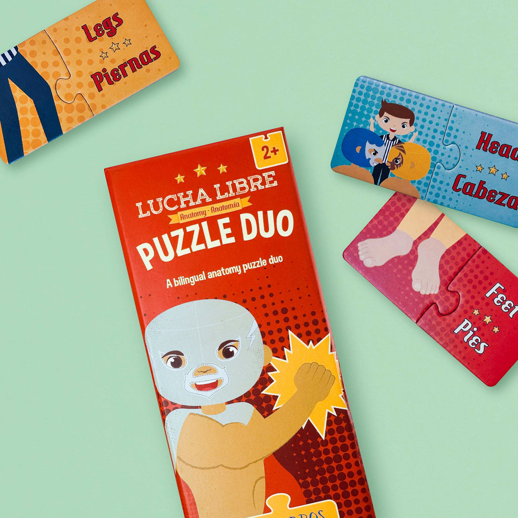 Lucha Libre: Anatomy / Anatomía Puzzle Duo