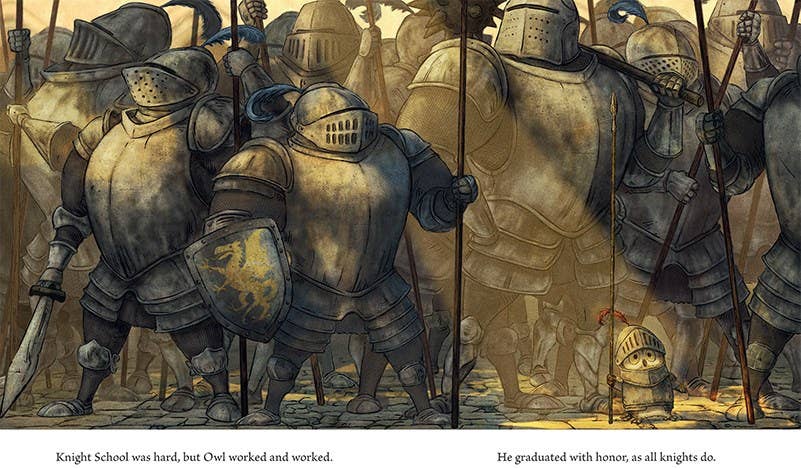 Knight Owl (Caldecott Honor Book) by Christopher Denise