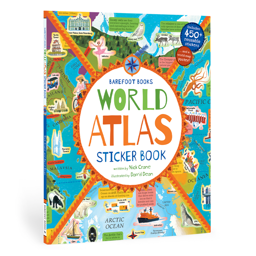 Barefoot Books World Atlas Sticker Book