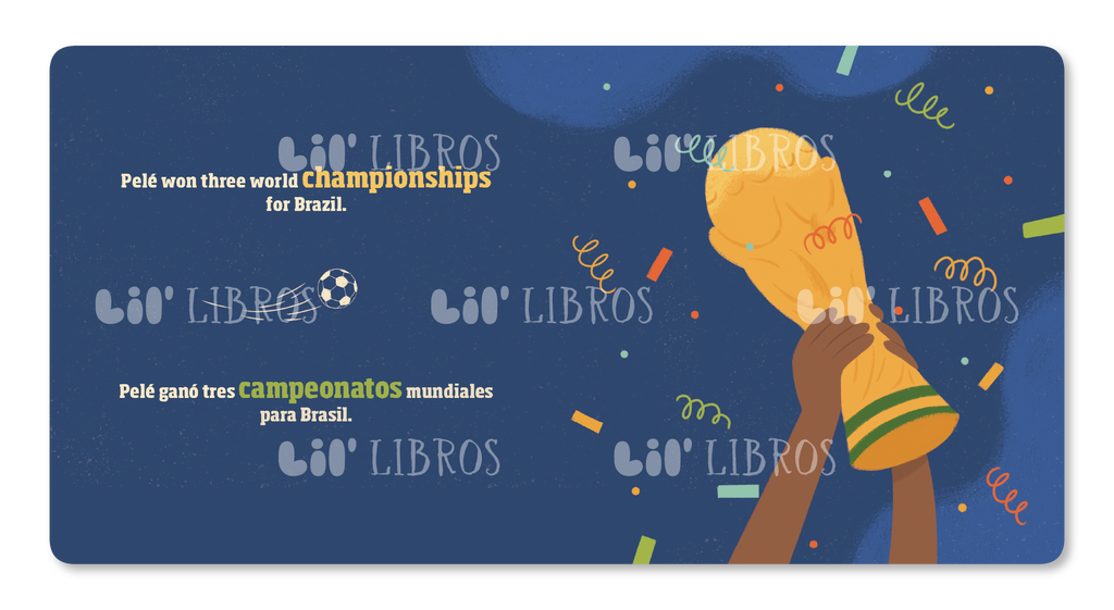 The Life of / La vida de Pelé (Bilingual English and Spanish)