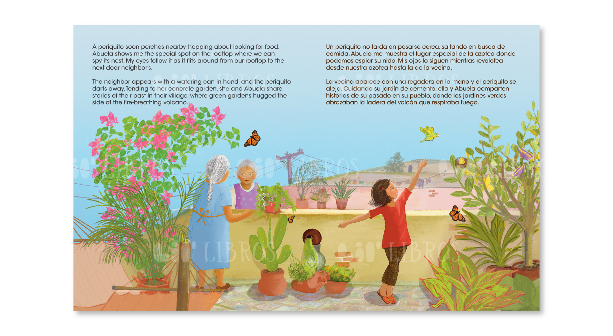 La azotea de mi abuela (Bilingual English and Spanish)