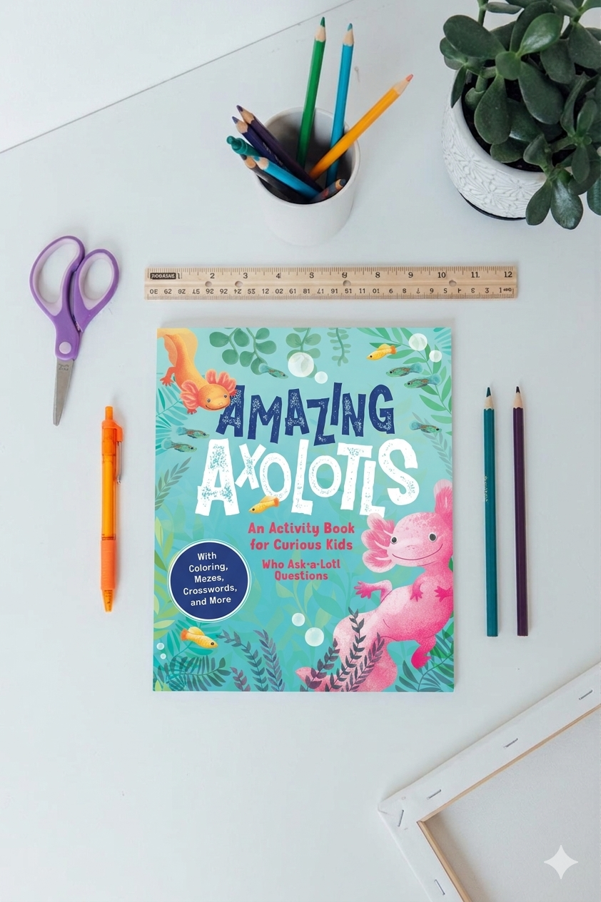 Amazing Axolotls: An Activity Book for Kids