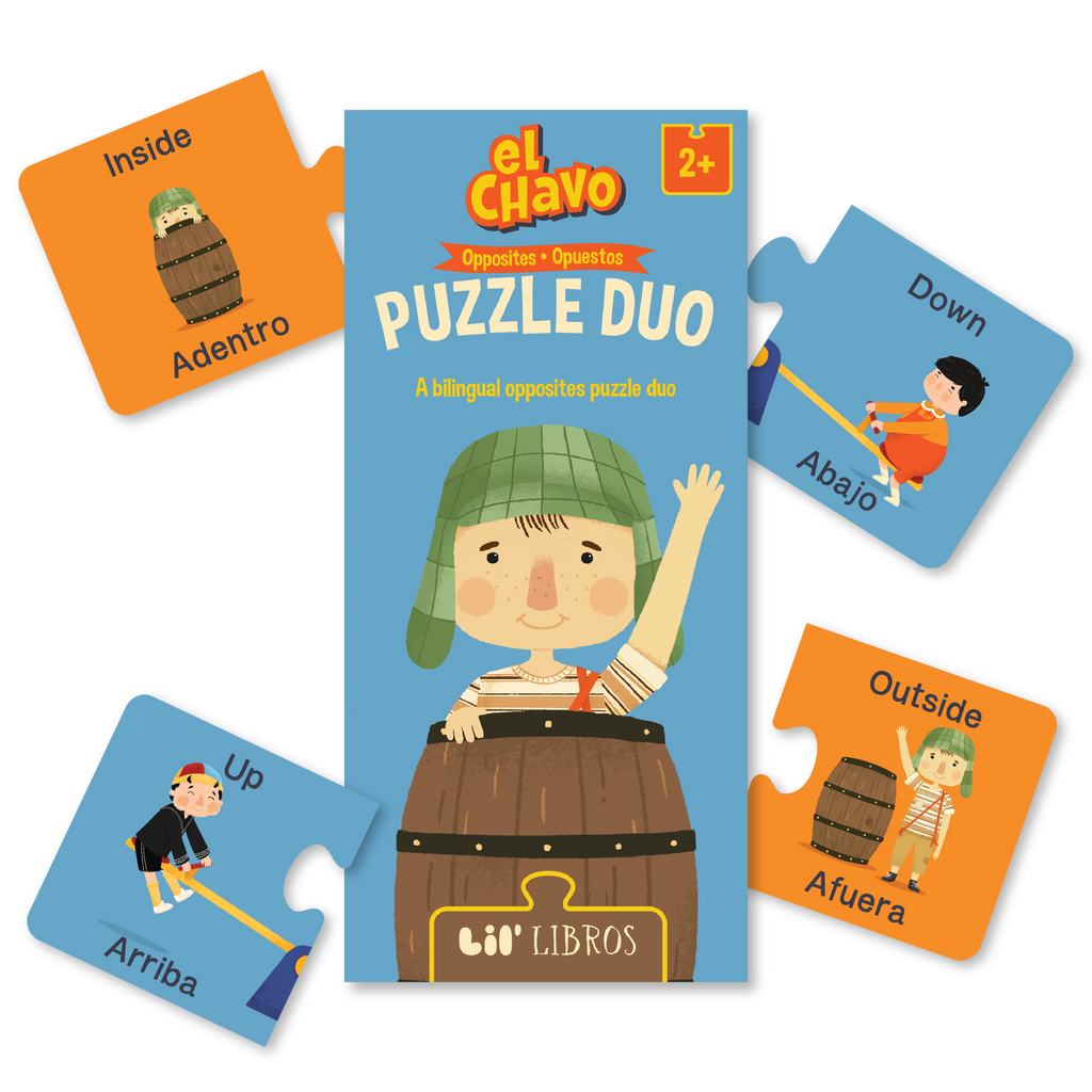 El Chavo: Opposites / Opuestos Puzzle Duo