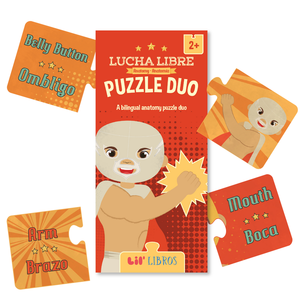 Lucha Libre: Anatomy / Anatomía Puzzle Duo