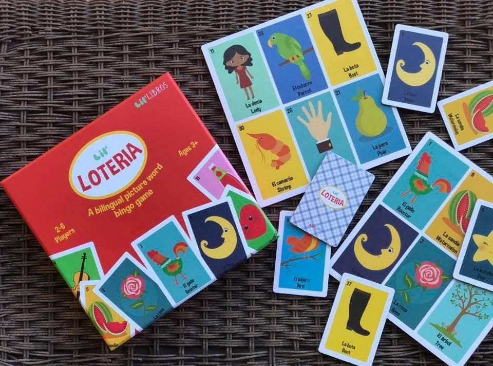 Lil’ Loteria: A Bilingual Picture Word Bingo Game (Bilingual English and Spanish)