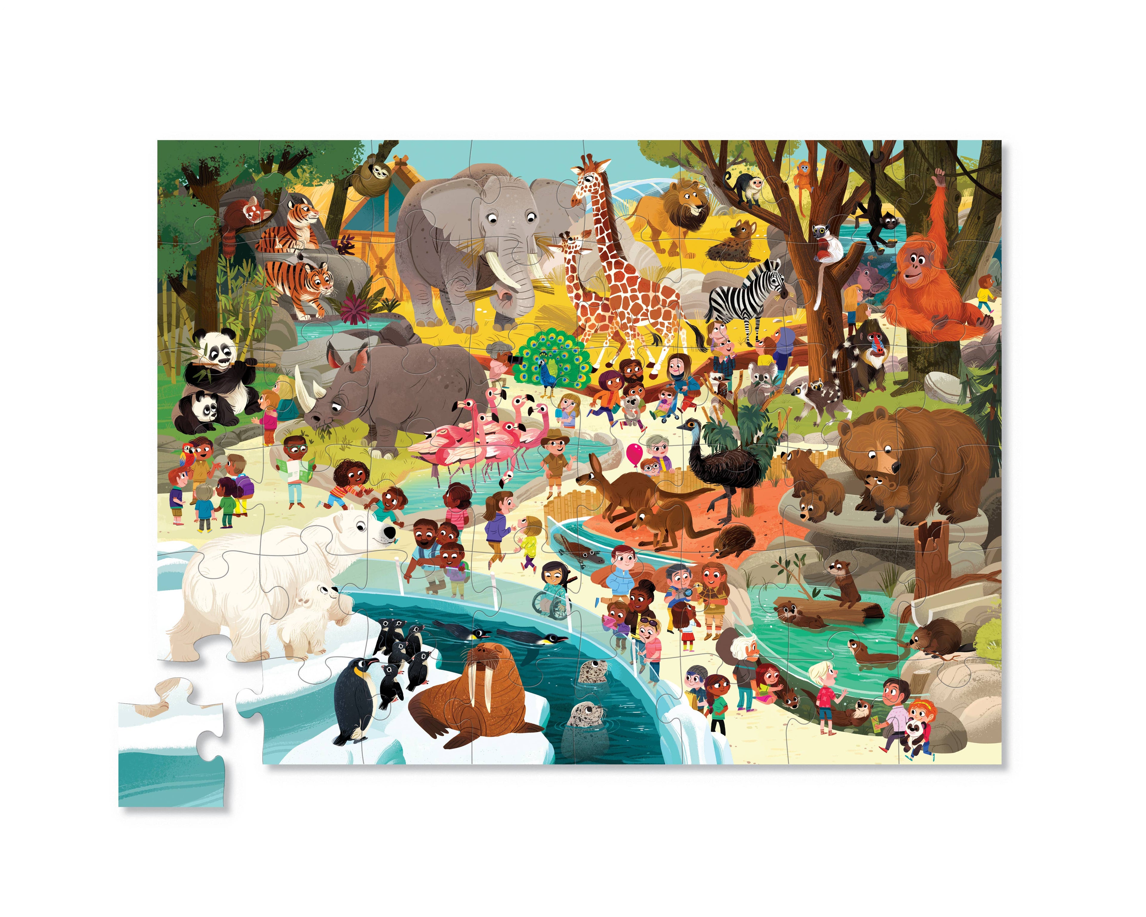 60-Piece Day at the Zoo
