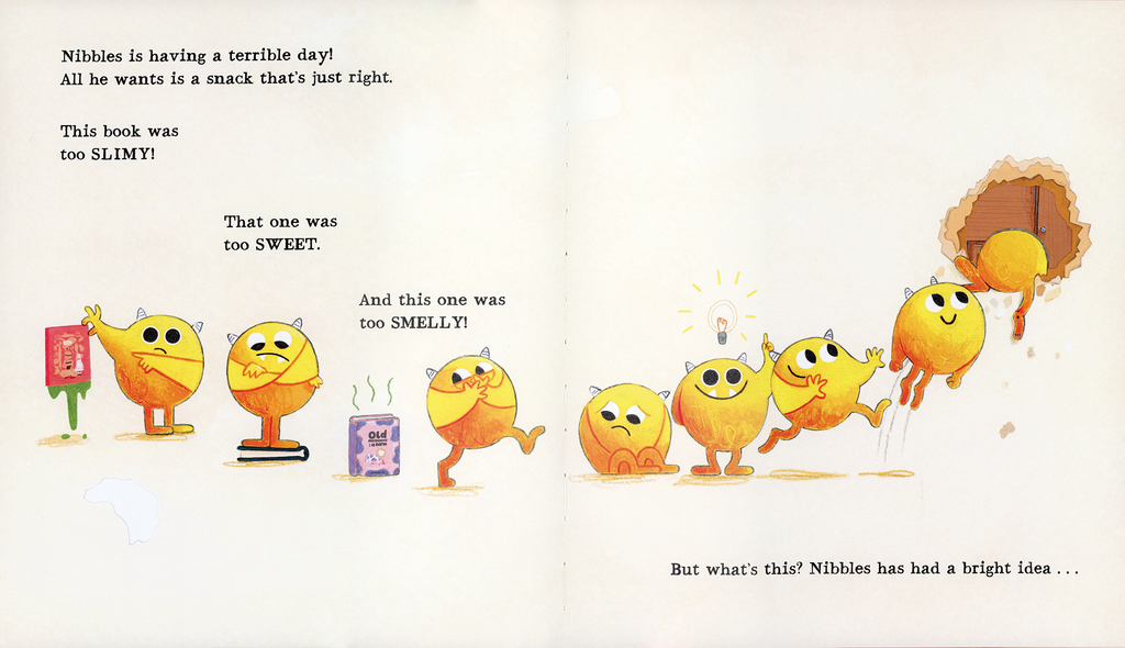 Nibbles: The Very Hungry Book Monster by Emma Yarlett