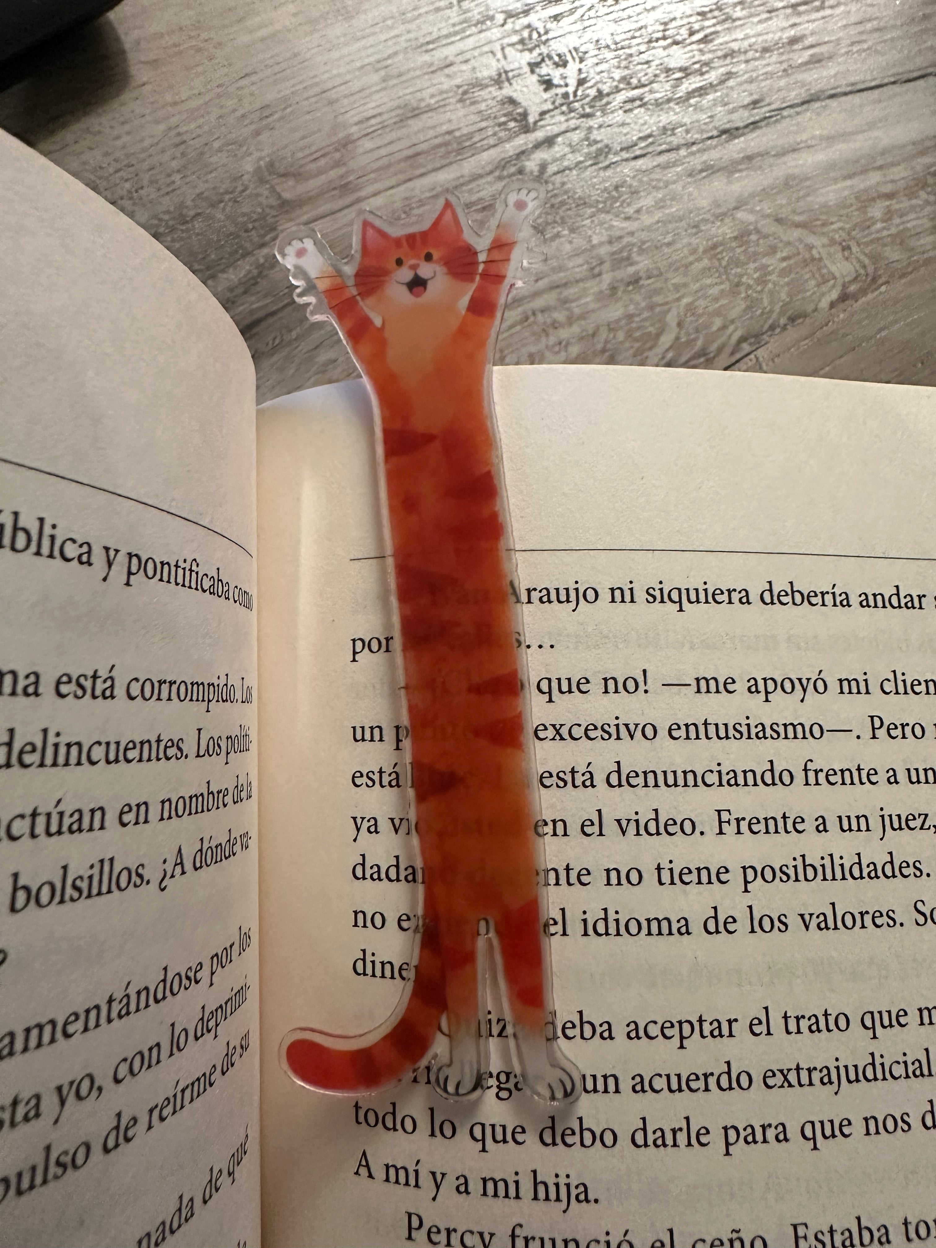 Cat bookmark