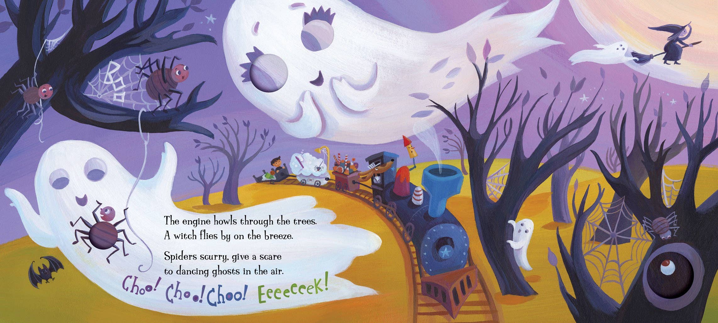 Goodnight Train Halloween Board Book