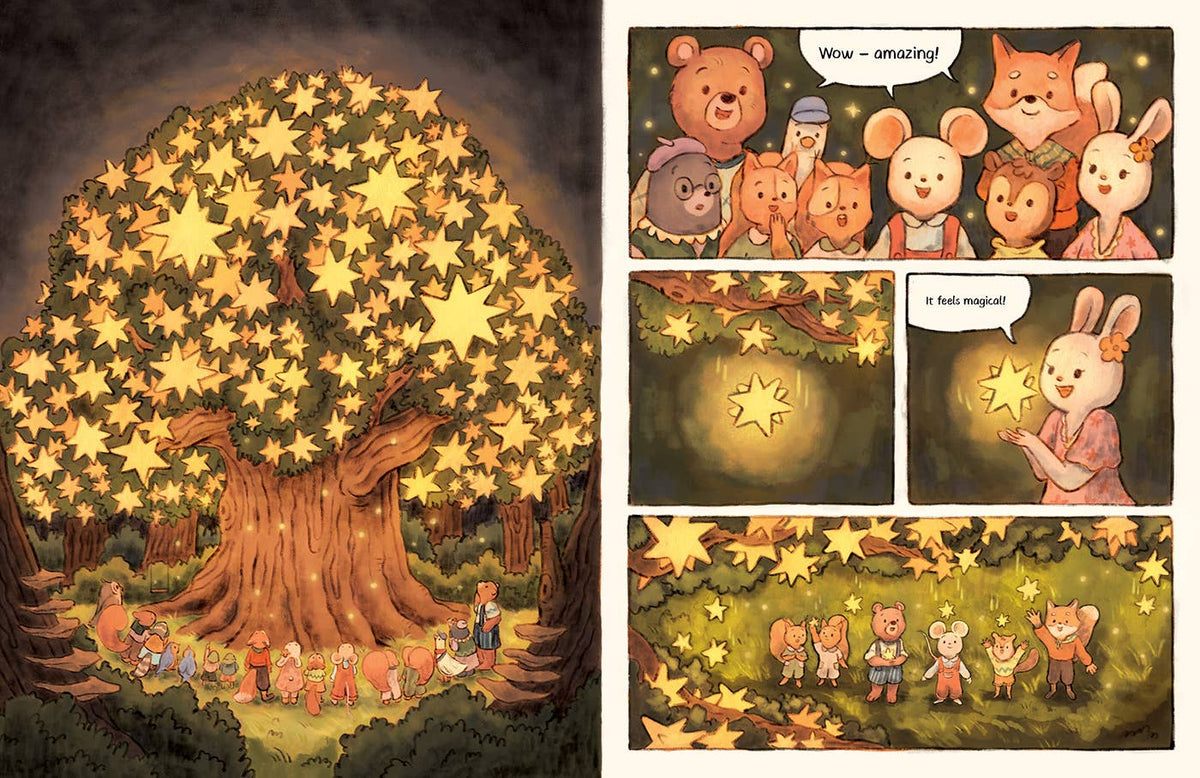 The Star Tree; A Starlit Forest Tale:  by Luosha Liu