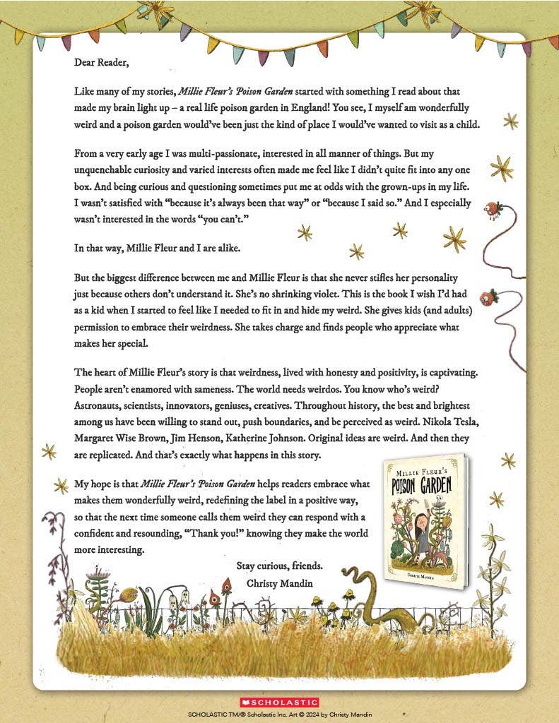 Millie Fleur's Poison Garden by Christy Mandin
