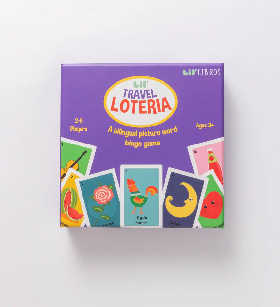 Lil’ Travel Loteria: A Bilingual Picture Word Bingo Game (Bilingual: English and Spanish)
