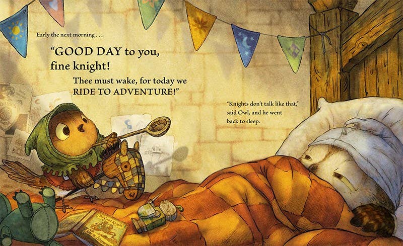 Knight Owl and Early Bird by  Christopher Denise