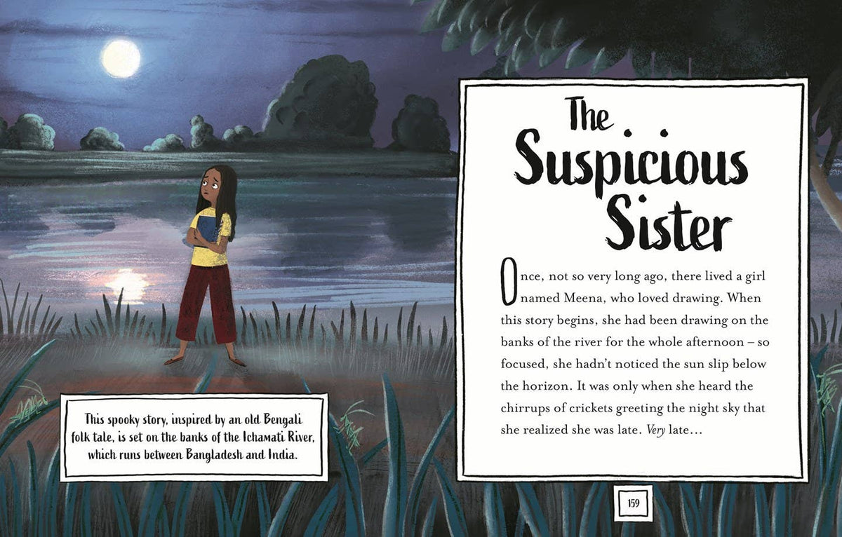 Illustrated Spooky Stories. Ilustrated by Lisa Visirin