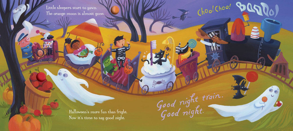 Goodnight Train Halloween Board Book