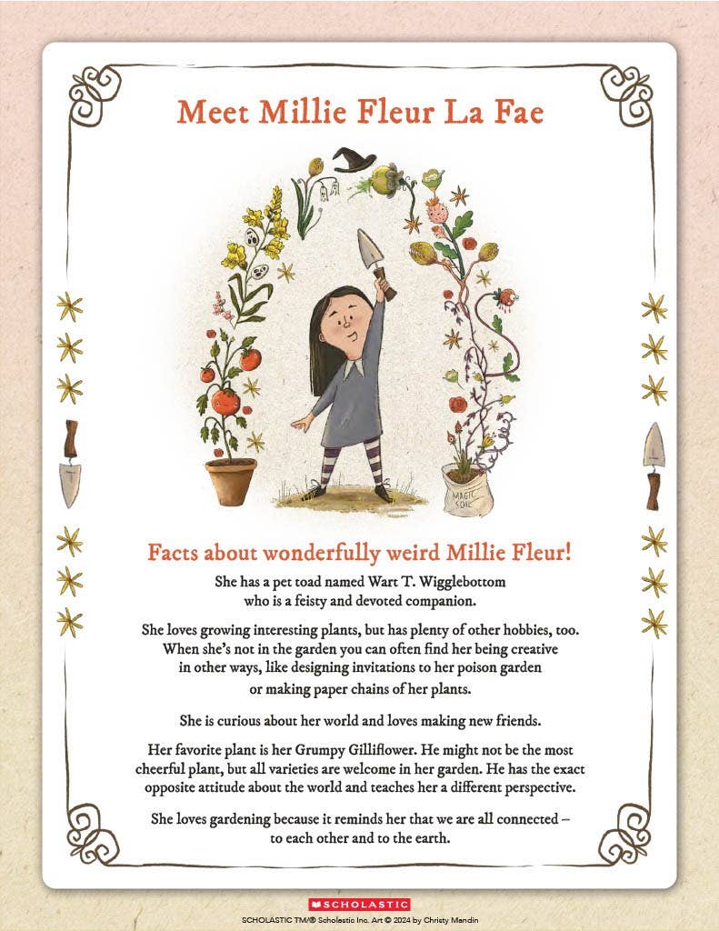 Millie Fleur's Poison Garden by Christy Mandin