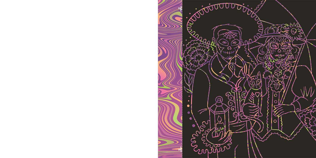 Scratch Art: Sugar Skulls-Adult Scratch Art Activity Book by IglooBooks