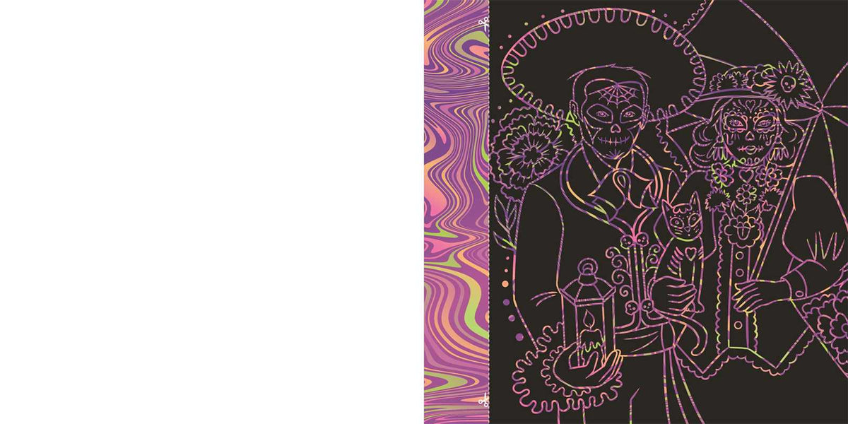 Scratch Art: Sugar Skulls-Adult Scratch Art Activity Book by IglooBooks