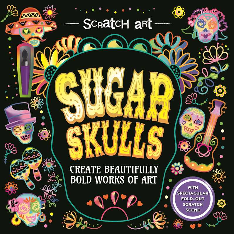 Scratch Art: Sugar Skulls-Adult Scratch Art Activity Book by IglooBooks