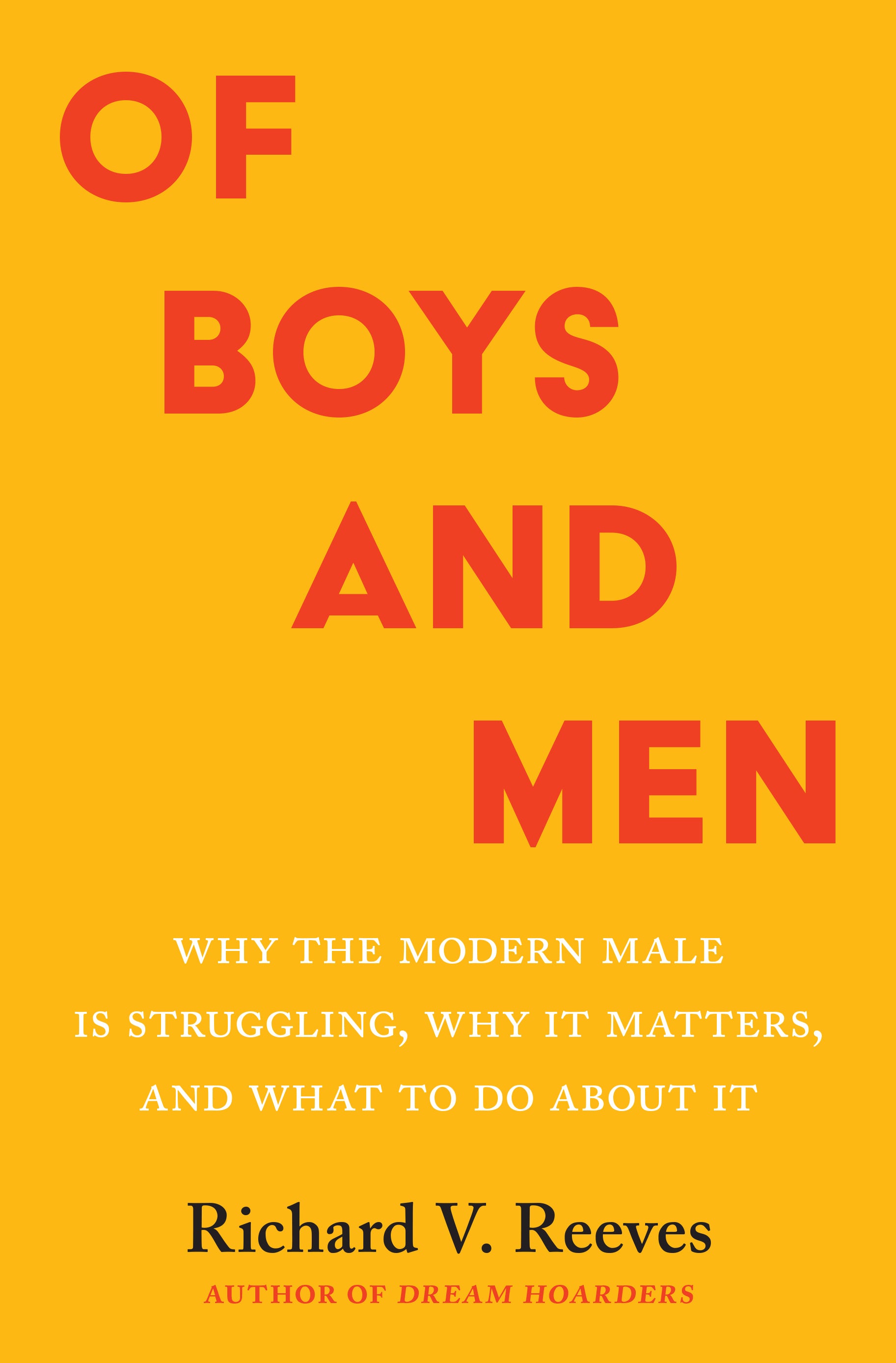 Of Boys and Men by Richard V. Reeves