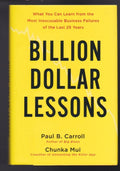 Billion Dollar Lesson by Paul B. Carroll